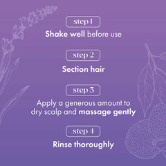 Lavender & Lychee Scalp & Hair Build Up Remover